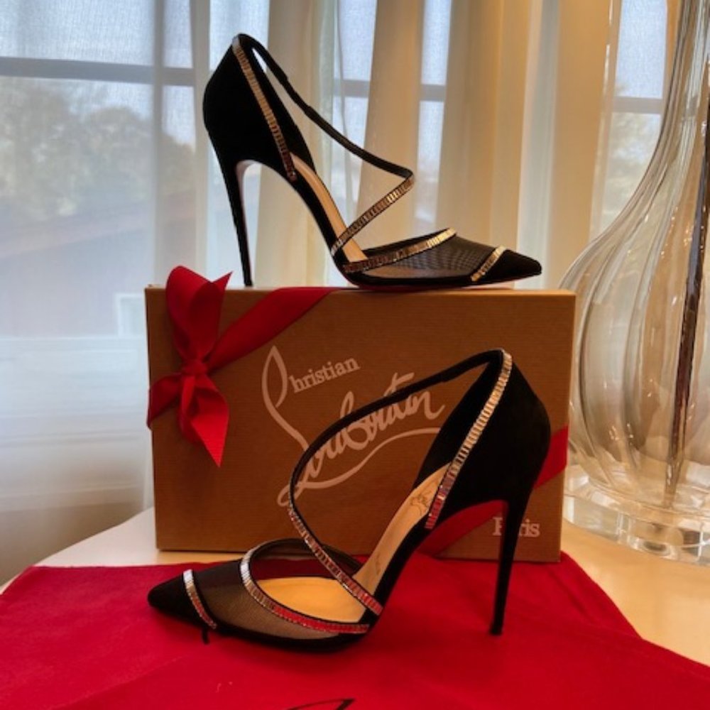 Christian Louboutin Chiara Diams BLK Pumps
